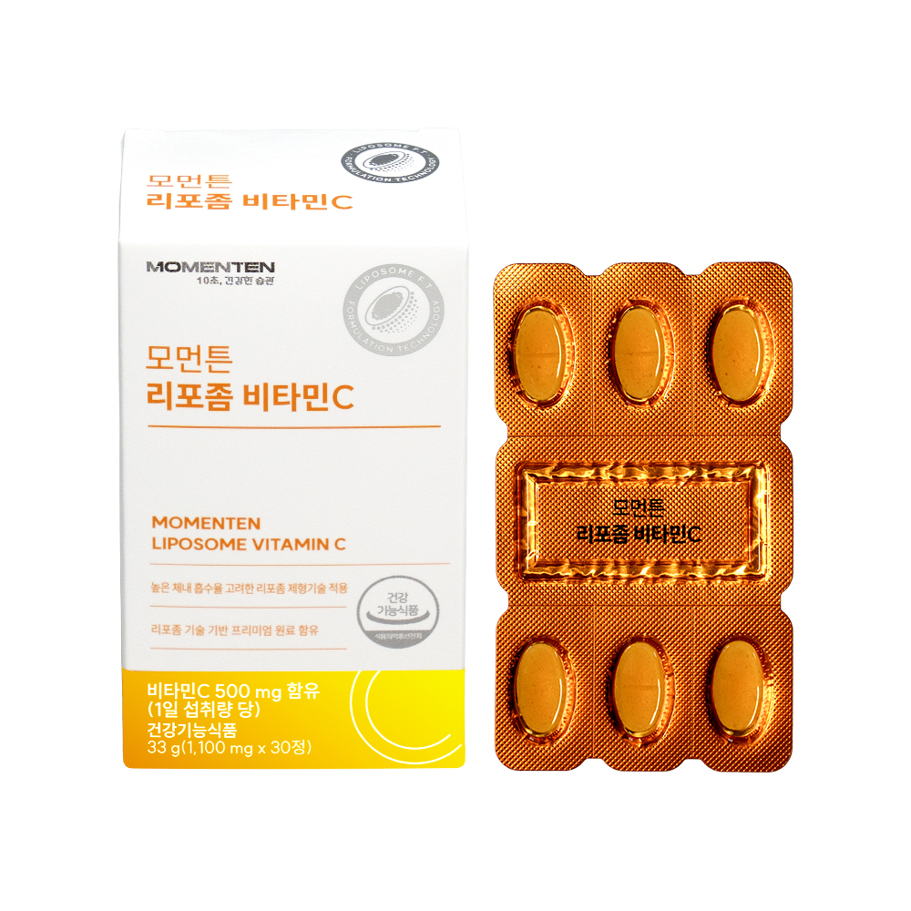 모먼튼 리포좀 비타민C 1100mg x 30정, 3개