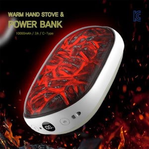 보조배터리손난로 USB충전 불멍LED 손난로 10000mAh 보조배터리 로고각인