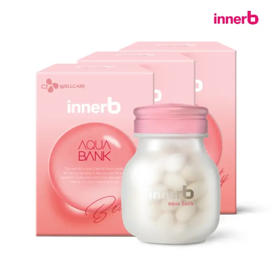 <b>CJ웰케어</b> 이너비 아쿠아뱅크 56캡슐 x 3박스 (12주분)