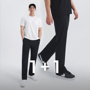 중독 링클프리 세미 와이드 정장 팬츠 1+1 정장바지