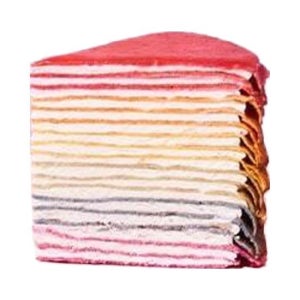 빌리엔젤 무지개 레인보우 크레이프 케이크