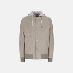 [일레븐티] 후드 레이어드 양가죽 점퍼 EL26S3MRUL245 M75GBTM35PEL0M033