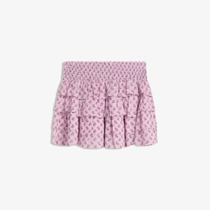 버쉬카 러플 플라워 패턴 미니 스커트 6082/168 PINK