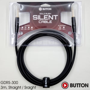 Button 버튼 사일런트 악기케이블 Gold Rush Silent Cable GDRS-300 (3M)