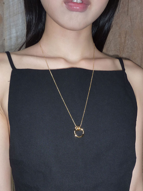 [앤 서울] KNOT PENDANT NECKLACE 032