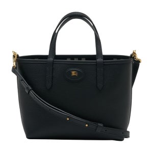 버버리 블랙 미니 토트백 리버시블 쇼퍼백 가방 가죽 Ll Mini Reversible Shopper Bag Leather Black 150403085