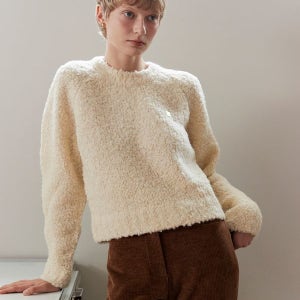 [오앨] ALPACA BOUCLE KNIT_IVORY_OL22WTKN02IVF