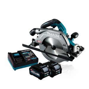 마끼다 HS009GD201 40Vmax 2.5Ah x2팩 충전원형톱 235mm(9인치) 스킬