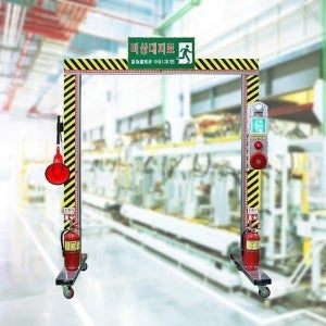 이동식 비상구 유도장치 LED 비상대피로 비상신호등