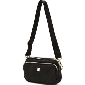 [닥스 골프 여성] 닥스골프 블랙 빅체크 자가드 마이크로백 DNGF6E901BK