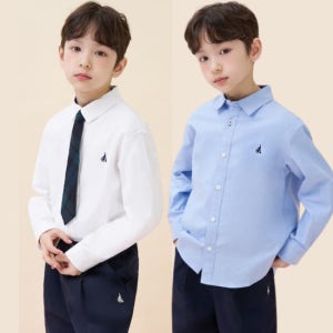 [14% OFF][빈폴키즈] 26SS [빈폴키즈] 옥스포드 셔츠 & 넥타이 세트 (2종 택1)