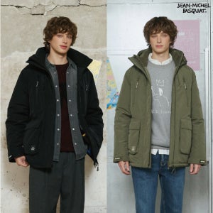 바스키아 25FW 남성 더블지퍼 패딩 코트 1종 TV상품