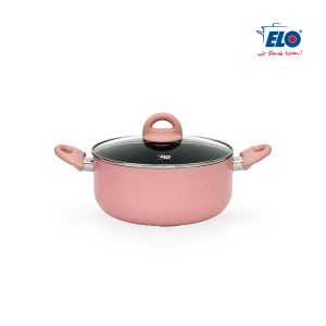 ELO 파스텔 핑크 IH 세라믹 코팅 냄비 양수 24cm