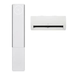 [롯데백화점] LG전자 오브제 휘센뷰1 (일반) 2in1에어컨 FQ18FV3EB2(냉방58.5㎡＋18.7㎡)실외기포함 LE1219760183