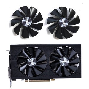 2pcs 95mm CF1015H12D 사파이어 RX570 580 GPU 쿨러 사파이어 라데온 RX 470 480 580 570 RX580 RX480 그래픽 냉각 팬
