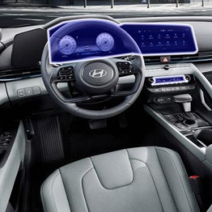 현대 아반떼 CN7 자동차 내비게이션 보호필름 논글레어 무광 눈부심방지 저반사 액정보호