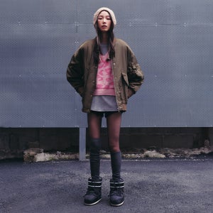 [랩] 오버핏 항공 점퍼 패딩 AQ4PDA63