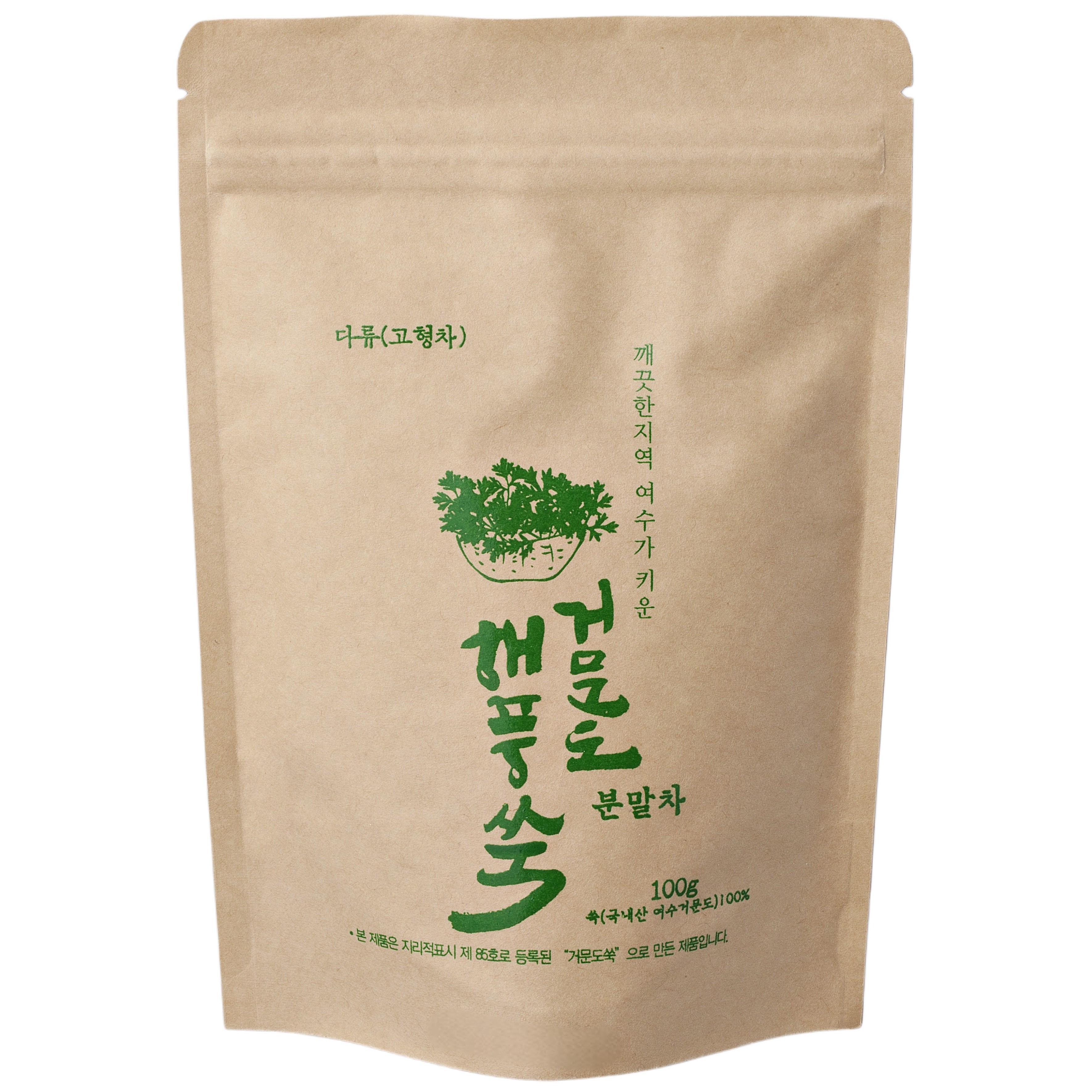 거문도 해풍쑥 쑥가루 100g, 1개