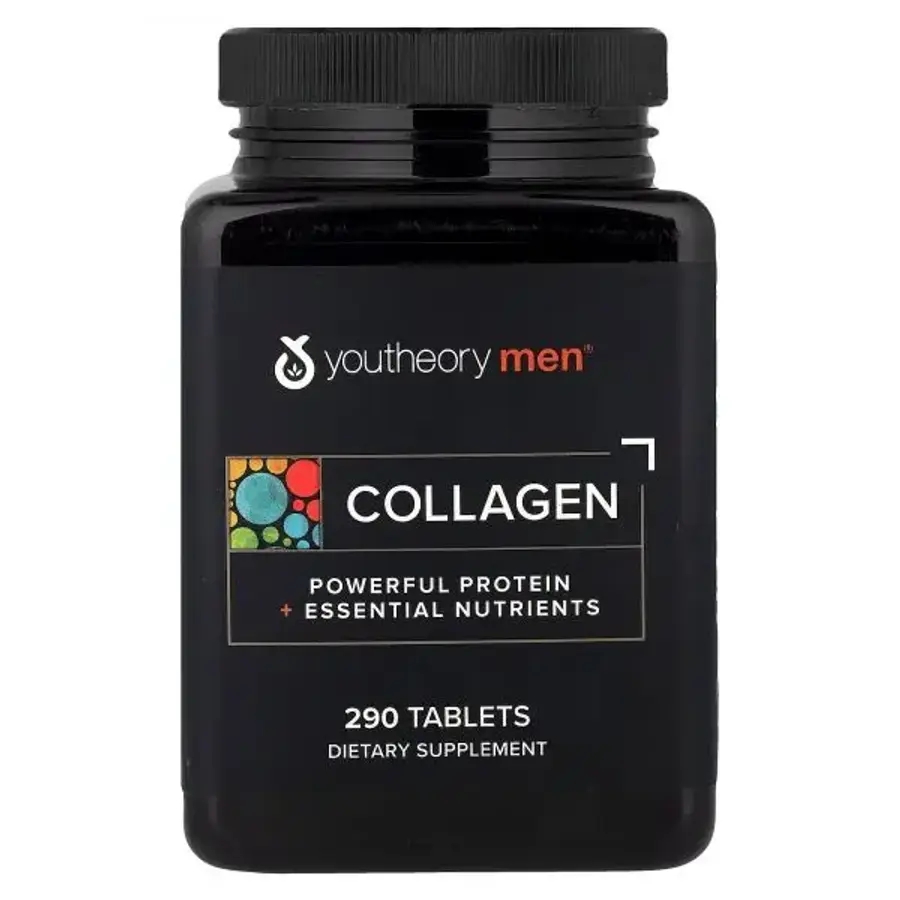 YOUTHEORY Youtheory Men <b>콜라겐</b> 5000mg 290정, 1개
