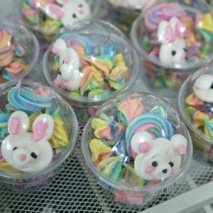 토끼 컵머랭쿠키(10개묶음), 쁘띠오븐 마카롱