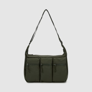 [자주] 멀티 포켓 크로스 백 - 카키 (J146202004)