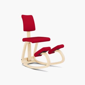 바리에르 바리에블 플러스 무릎의자 패브릭 내츄럴우드