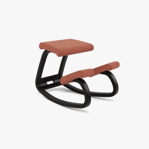 바리에르  바리에블 무릎의자  패브릭1 블랙우드