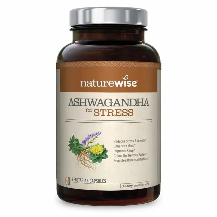 NatureWise 네이쳐<b>와이즈</b> Ashwagandha for Stress 아슈와간다 60정