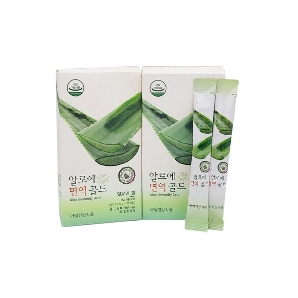 <b>마임</b>건강<b>식품</b> <b>마임</b> 알로에 면역 골드 300gX2/알로에 베라 겔