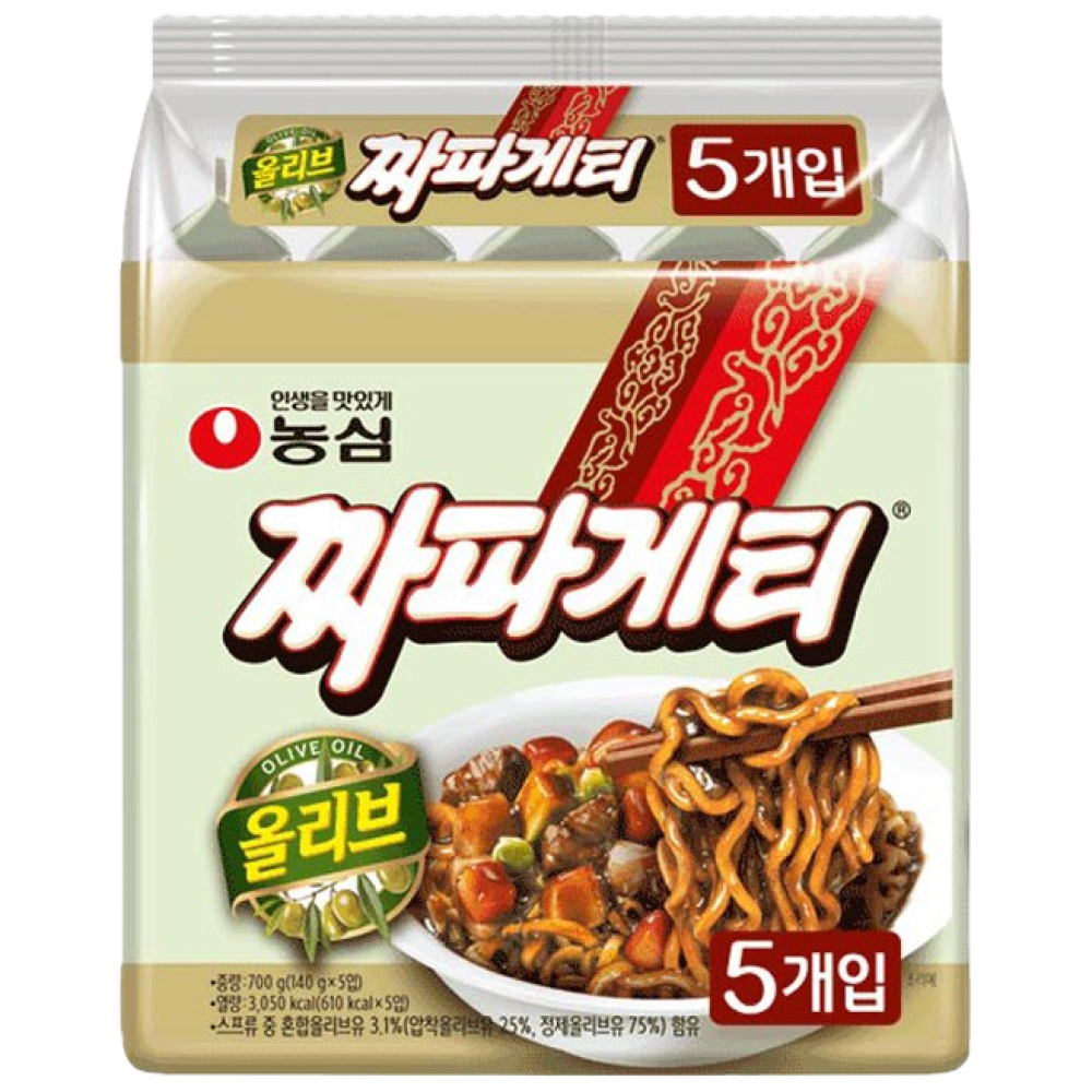 올리브 짜파게티 멀티팩 5개입 1봉지
