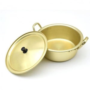 노란 양수냄비 양은냄비 레트로 양수 라면 양은 냄비 라면냄비 황냄비 노란냄비