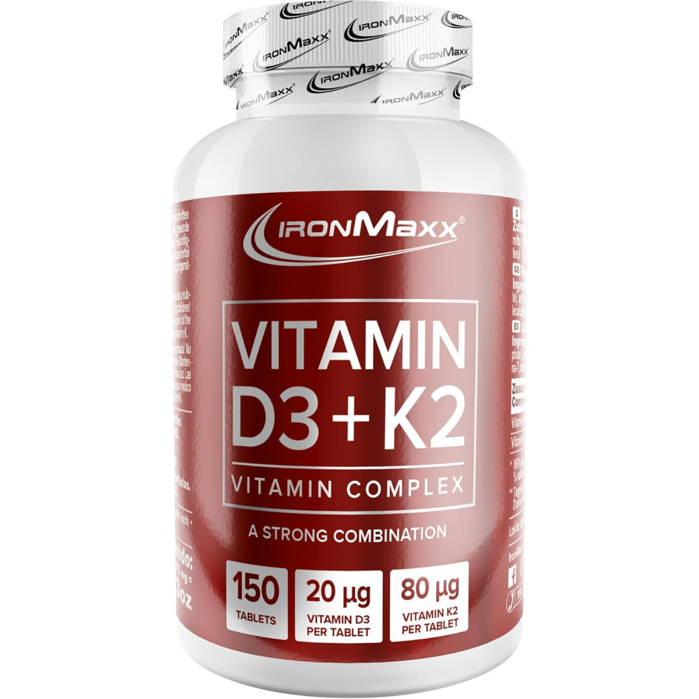 <b>아이언 맥스</b> IronMaxx <b>비타민 D3</b> + K2 150정  1개