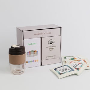 바블로브 트라이탄 보틀 드립백 커피세트, 워터보틀 텀블러 드립커피 세트 BCG2종 MB6618 판촉물 제작 전문~선물세트~식품세트(과자/음료)