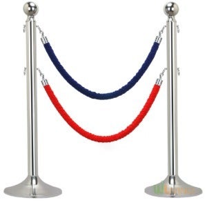 체인차단봉(스텐2단형)1세트(봉2줄2)300*950(체인줄2M/봉￠50㎜),◆위드리빙◆차단봉/자동벨트차단봉/체인차단봉/스텐차단봉/황동차단봉/컷팅봉/커팅봉/줄차단봉/체인줄/행사용차단