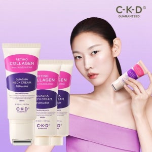 ♥1+2♥CKD 콜라겐 괄사 목주름크림 필톡샷  50ml+리필 50ml 2개+콜라겐크림 2종 3매 증정