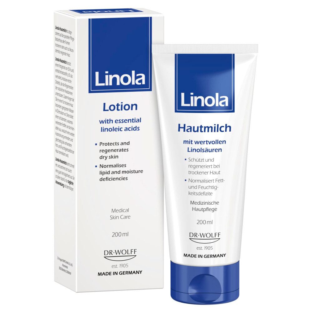 <b>한올바이오파마</b> Linola 리놀라 스킨밀크 로션 200ml 독일산