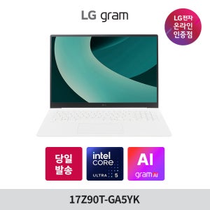LG전자 LG 그램17 17Z90T-GA5YK Ultra5 16GB 256GB 윈도우11 포함