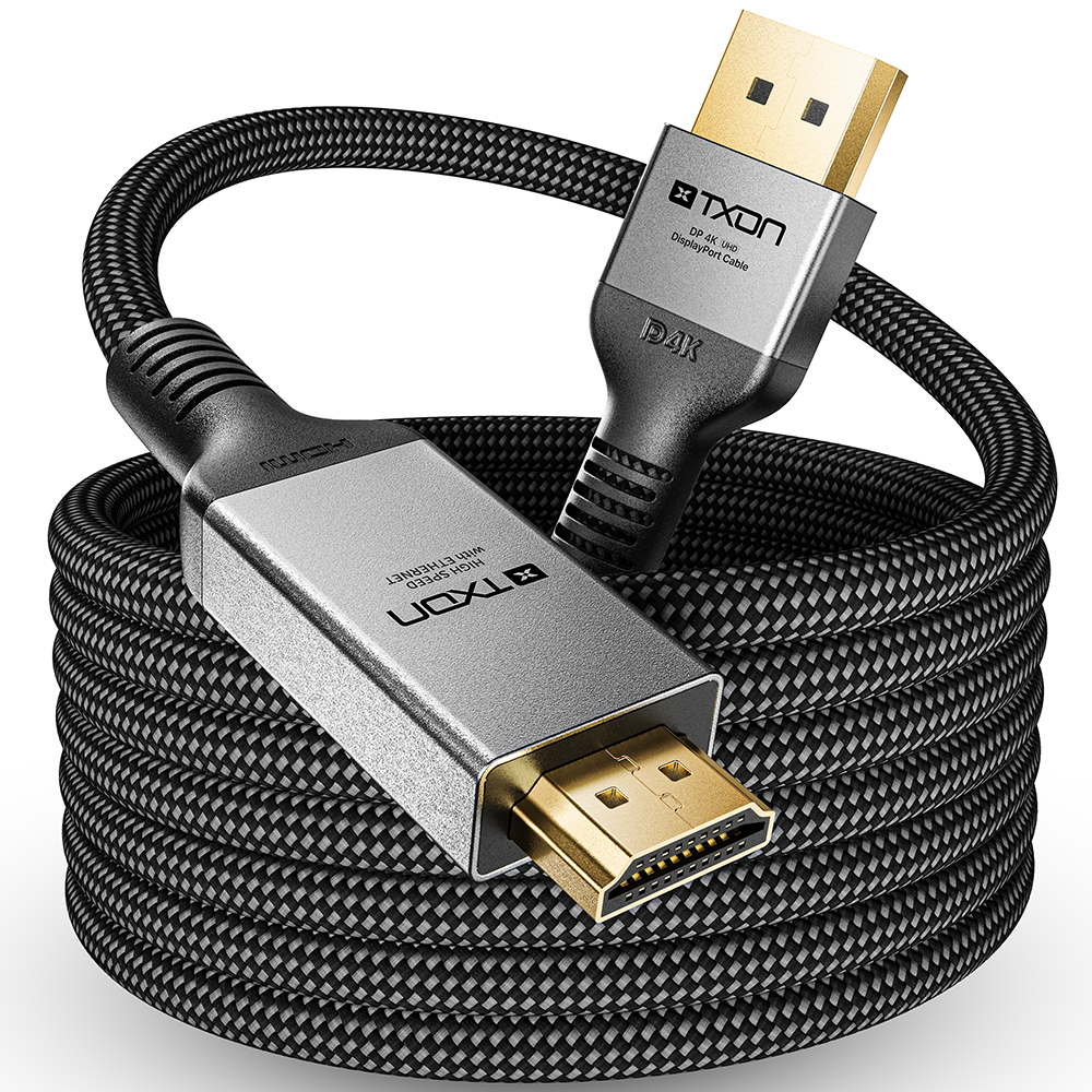 티엑스온 4K UHD DP to HDMI 1.4 변환 케이블 1m, 1개