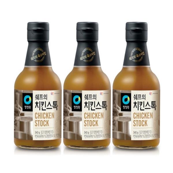 쉐프의 치킨스톡 340g 3개 (10,800원) (무료)