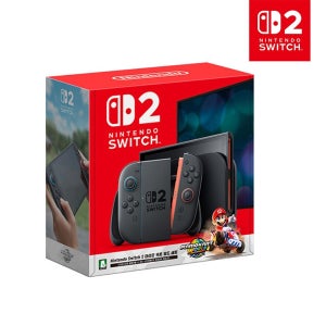 닌텐도 스위치2 마리오카트 월드 세트 (본체+게임 DL버전) 홀리데이 무릎담요 증정