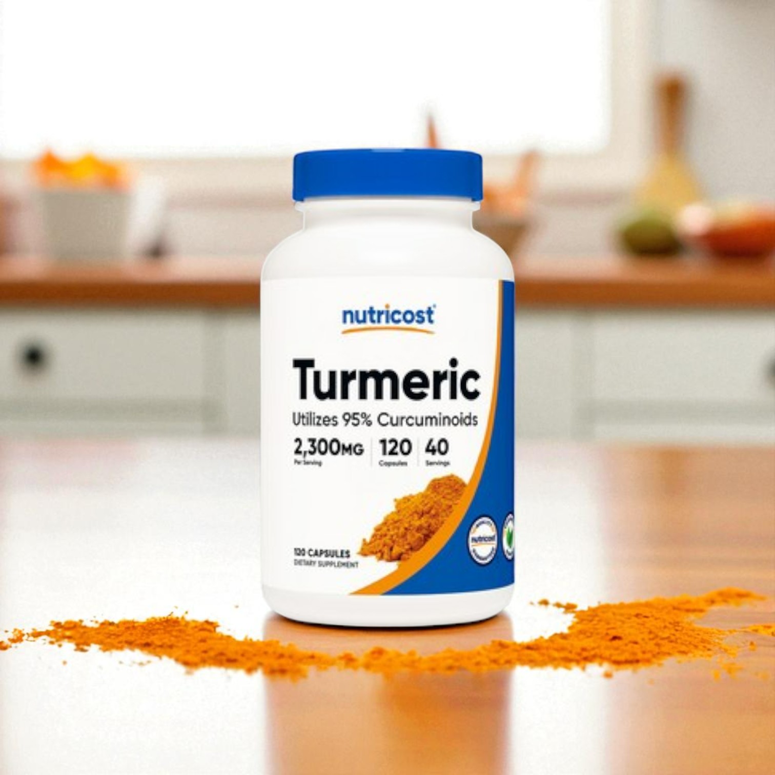 뉴트리코스트 <b>터메릭</b> 강황 커큐민 120캡슐, 1개