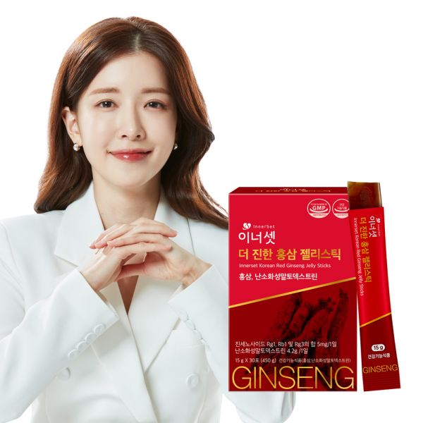 이너셋 더 진한 홍삼 젤리스틱 30포, 1개