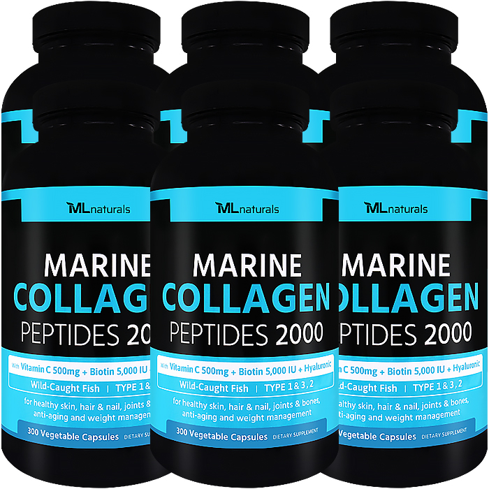 마이라이프 내추럴스 <b>마린 콜라겐 펩타이드</b> 300정, 2개