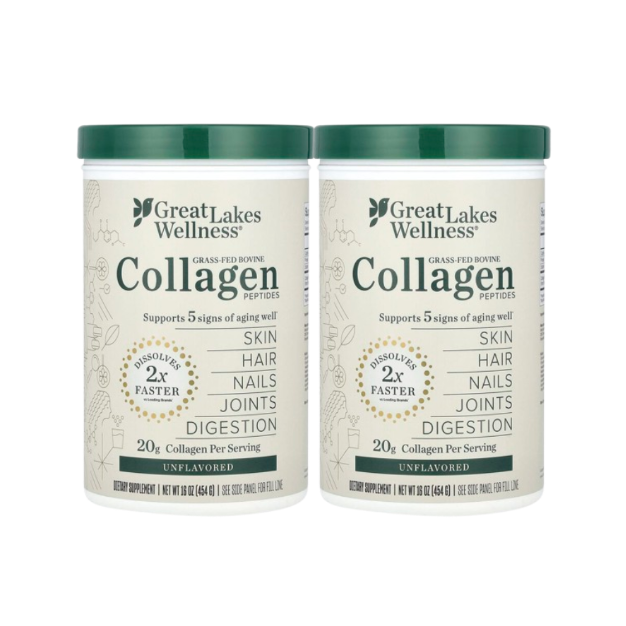 그레이트 레이크 <b>콜라겐 펩타이드</b> 무맛 <b>454g</b>, 2개