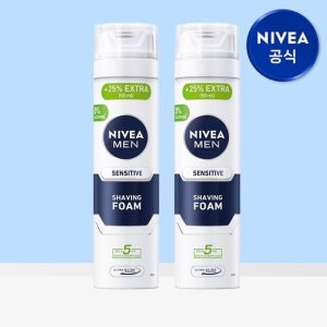 니베아 맨 센서티브 쉐이빙 폼 250ml 2개