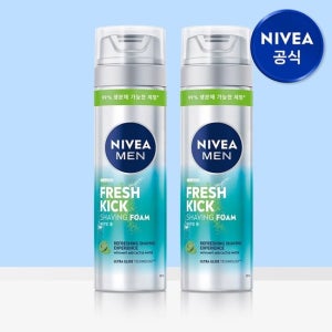 니베아 맨 프레시 킥 쉐이빙폼 200ml 2개