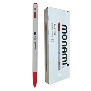 모나미 153볼펜 적 0.5mm 타(12개입) (WFKFIX0)
