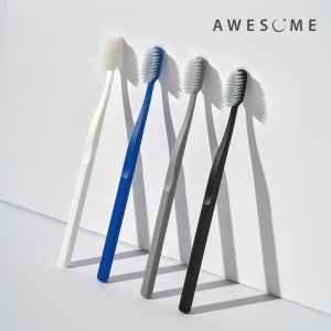 어썸 미국 FDA승인 항균 2중 엠보싱 미세모 칫솔 ADTB-1000 체험팩 4 color