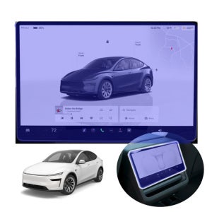 테슬라 모델3/모델Y 자동차 내비게이션 보호필름 논글레어 무광 눈부심방지 저반사 액정보호