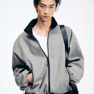 [티엔지티] Oversized Fleece Jumper (Grey) TNJU6E109G2